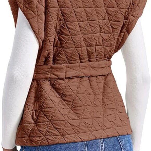 *Cicy Bell* Women's Quilted Puffer Vest Small NWOT - Picture 3 of 4